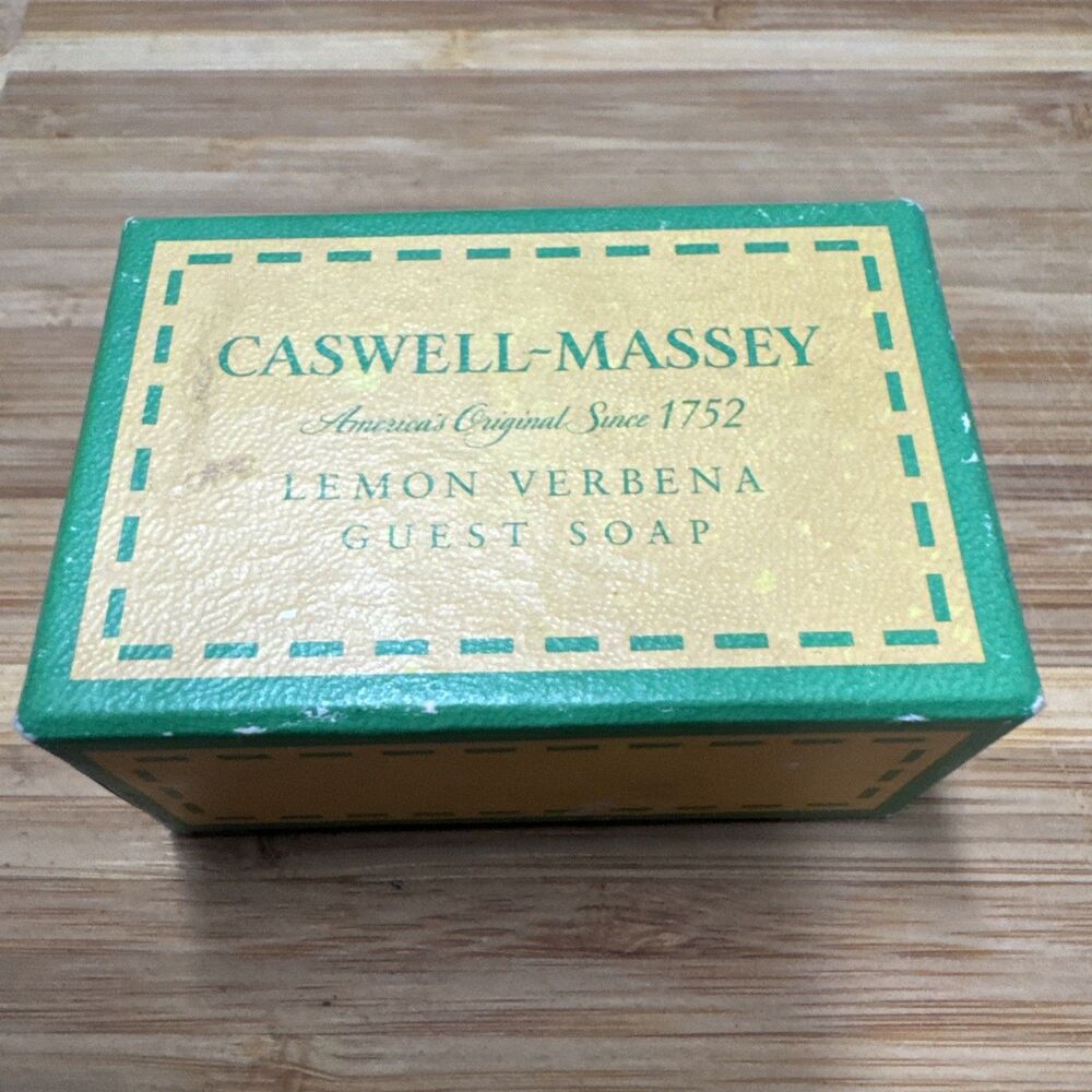 VTG Caswell-Massey 1.5 oz Soap~Lemon Verbena Guest Soap-NOS In Box~Retired